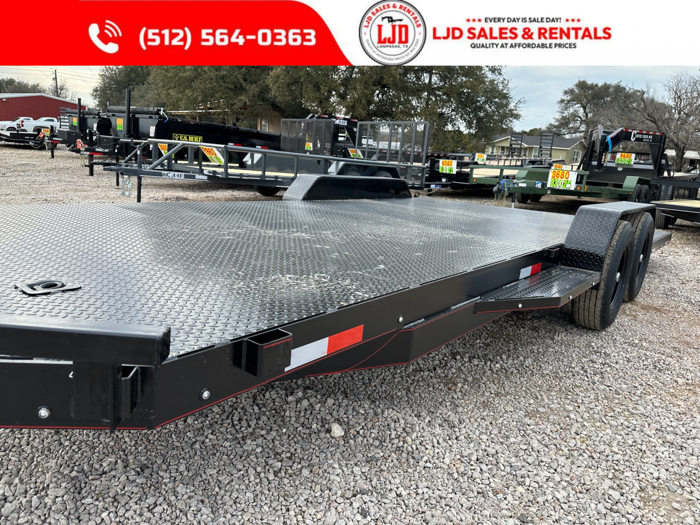 New 2026 Lion - 83 x 20 Car Hauler - 12K GVWR - 6K Axles - 12k GVWR