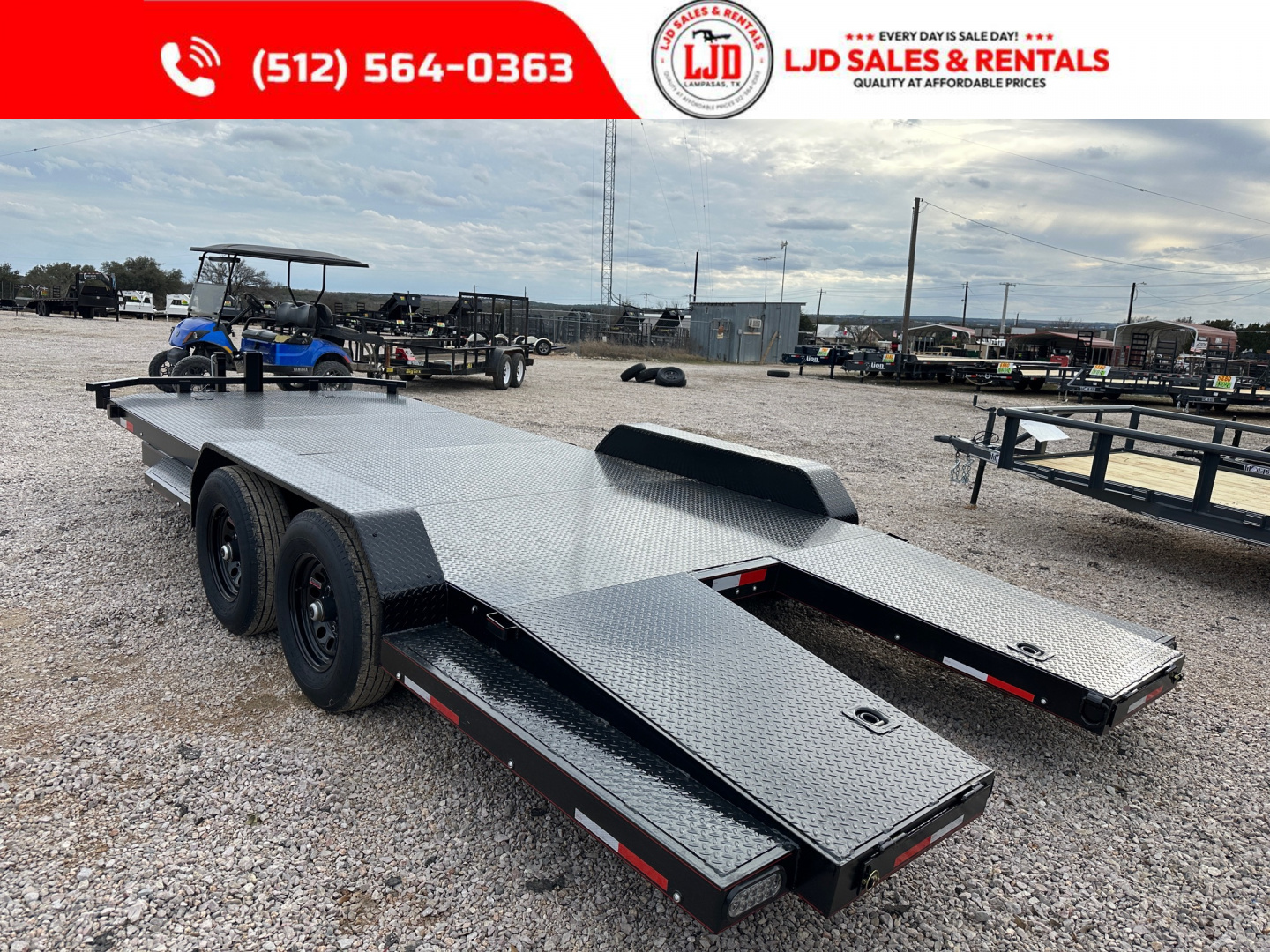 New 2026 Lion - 83 x 20 Car Hauler - 12K GVWR - 6K Axles - 12k GVWR