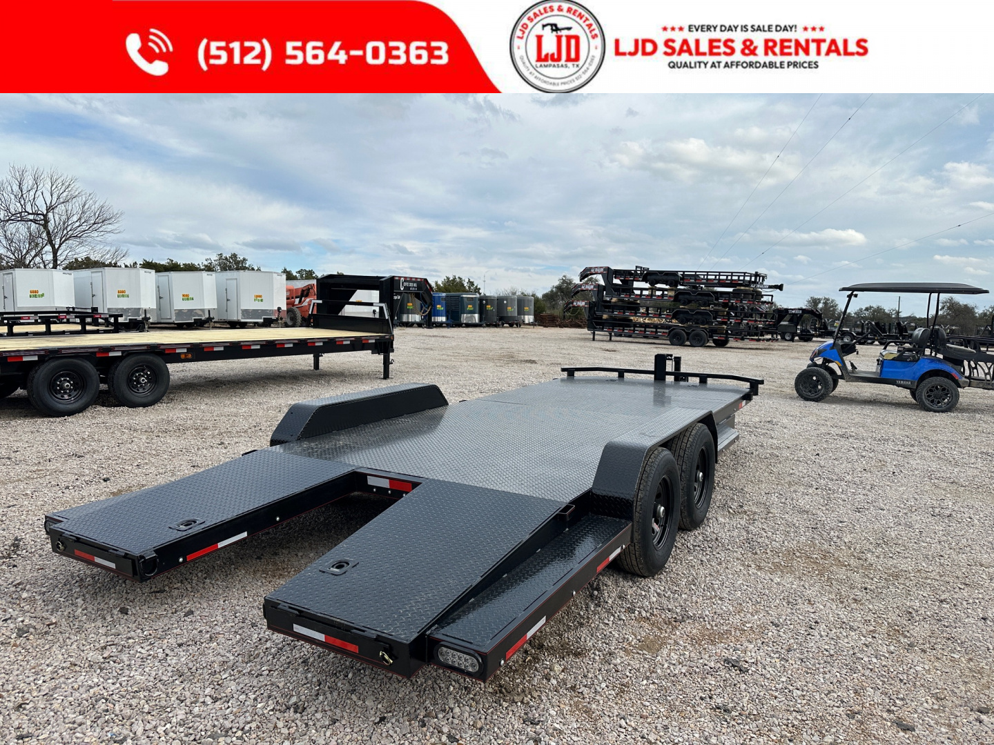 New 2026 Lion - 83 x 20 Car Hauler - 12K GVWR - 6K Axles - 12k GVWR
