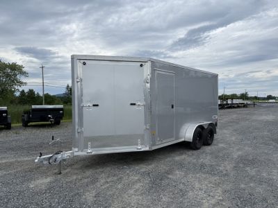 New 2026 ALCOM 7 X 14 STEALTH XLT Snowmobile Trailer