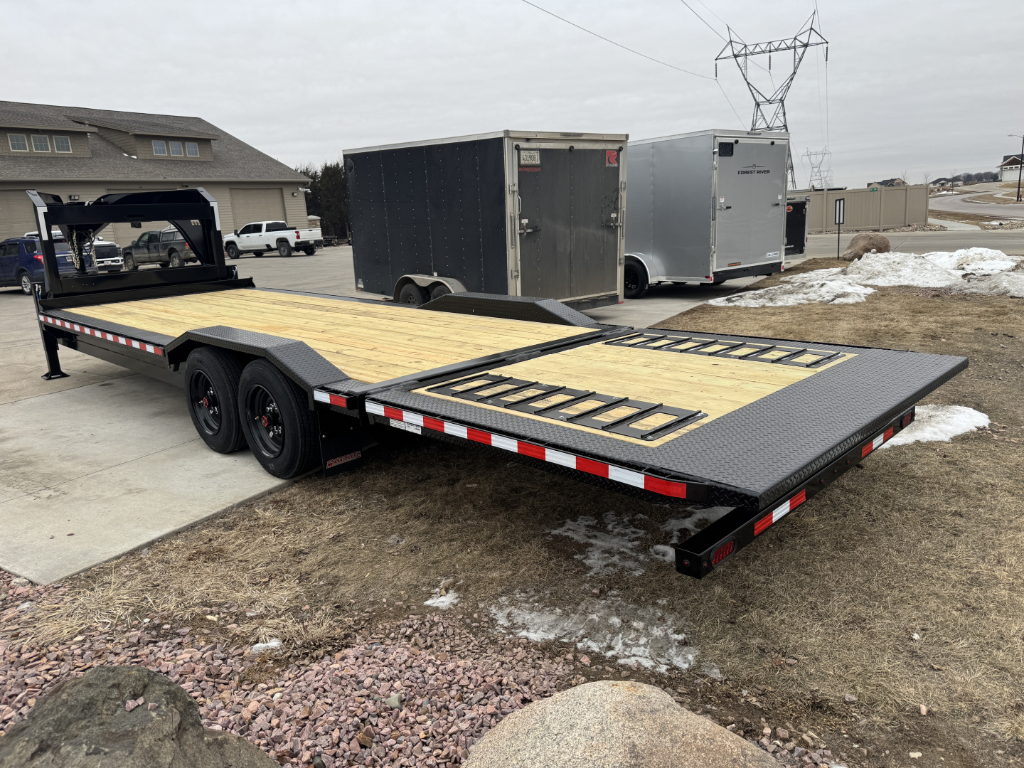 New 2026 Midsota STWB26GN 18.4K Equipment Trailer