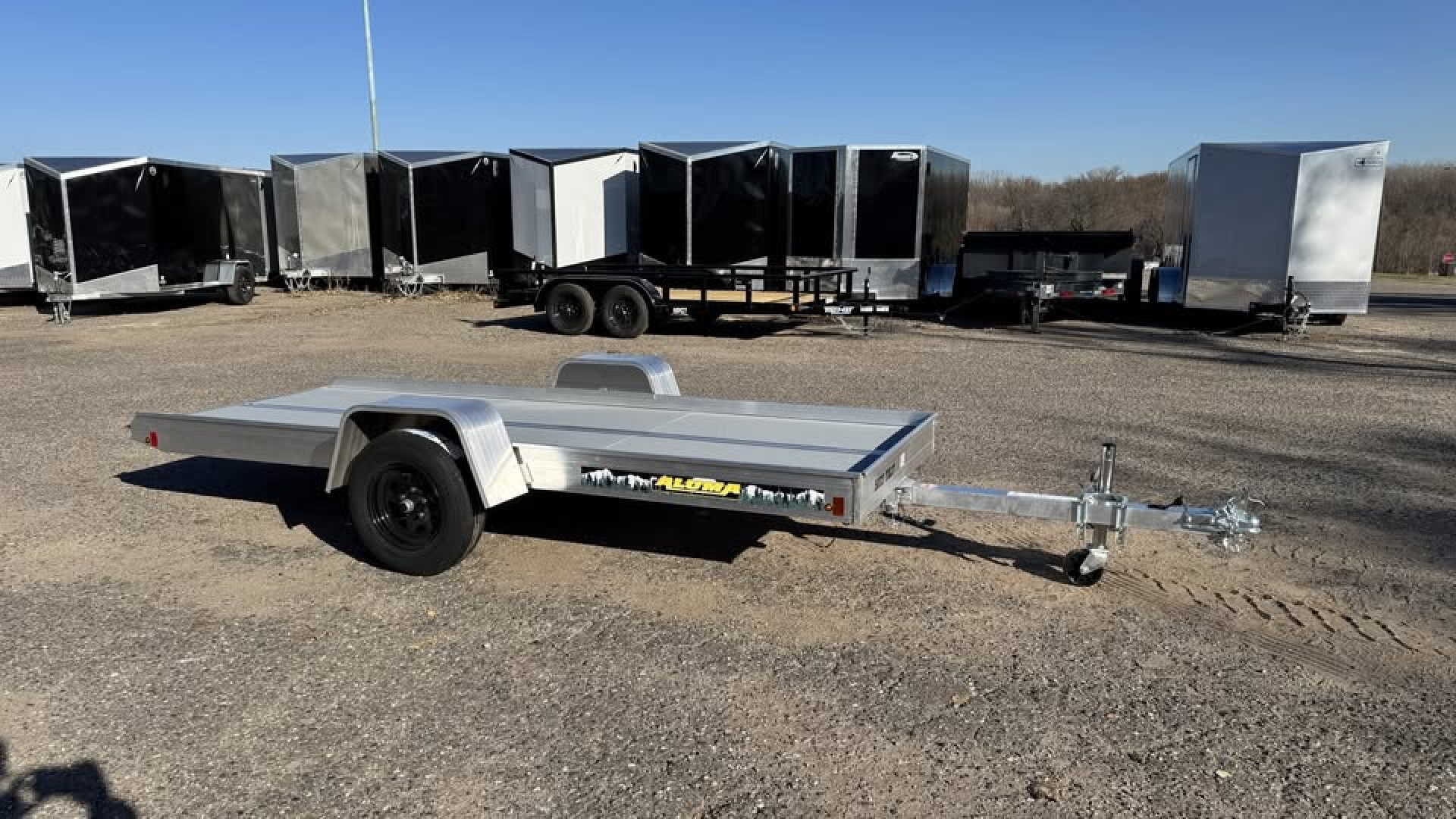 New 2027 Aluma 50X12 TILT Snowmobile Trailer