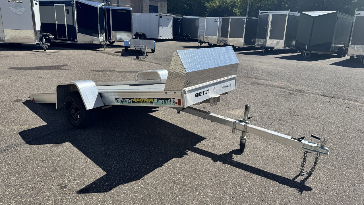 New 2027 Aluma 50X12 TILT Snowmobile Trailer