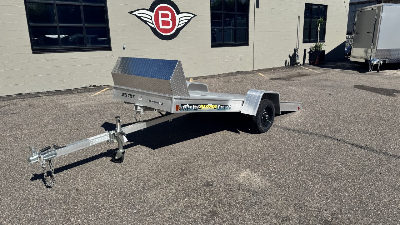 New 2027 Aluma 50X12 TILT Snowmobile Trailer