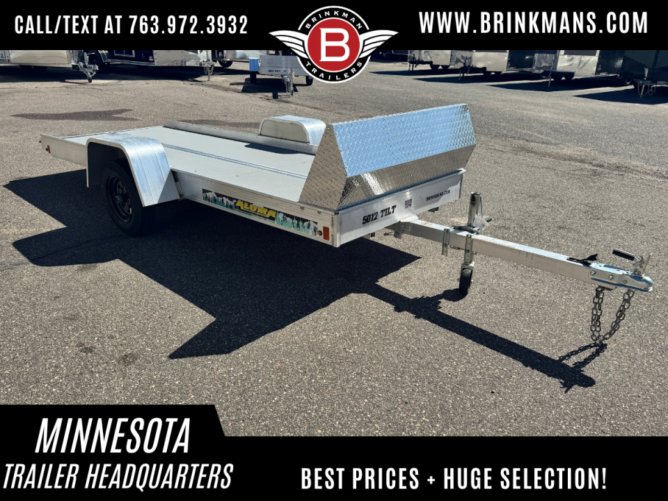 New 2027 Aluma 50X12 TILT Snowmobile Trailer