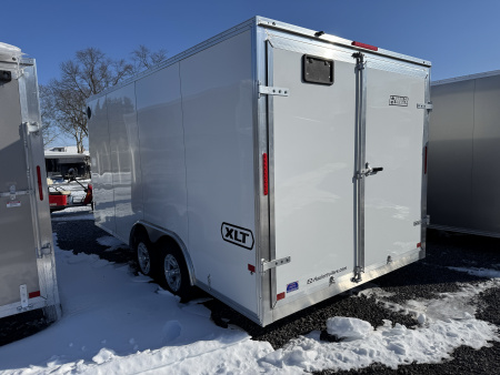 New 2026 E-Z Hauler EZEC8.5X16CH XLT PRO Car Hauler REAR DOUBLE DOORS 6 FOOT 10 INCH INTERIOR HEIGHT FREE ALUMINUM WHEEL UPGRADE SUMMER SALE ON NOW