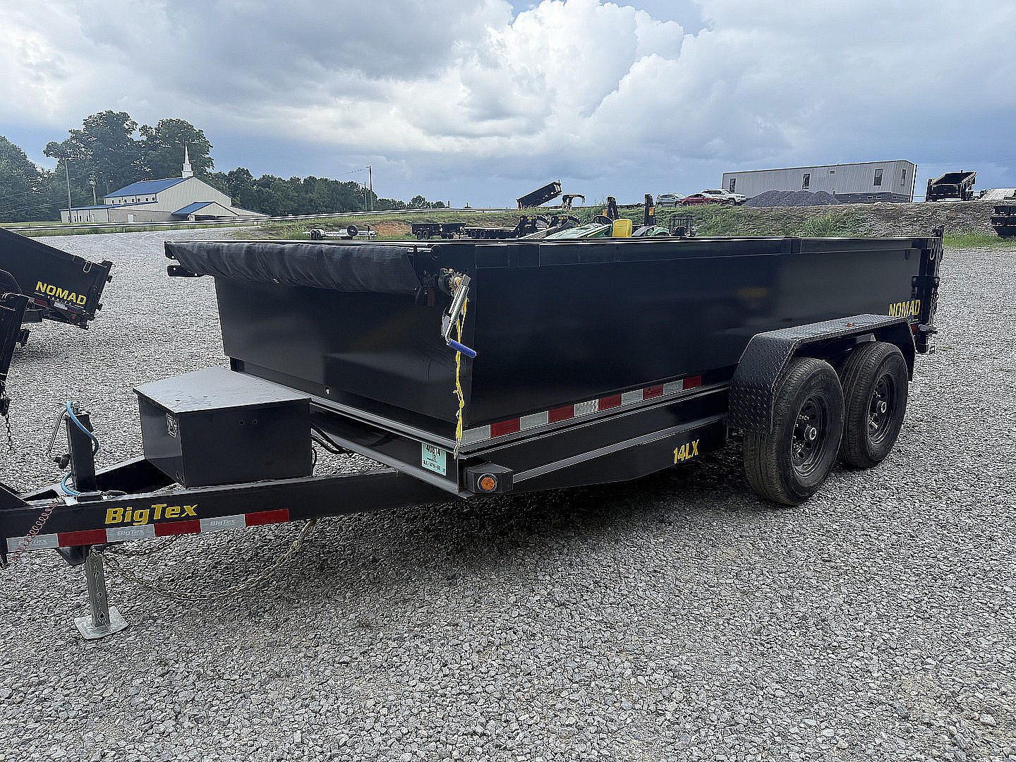 New 2027 Big Tex 14lx Dump Trailer 7x12 SCISSOR LIFT TARP RAMPE , COMBO GATE