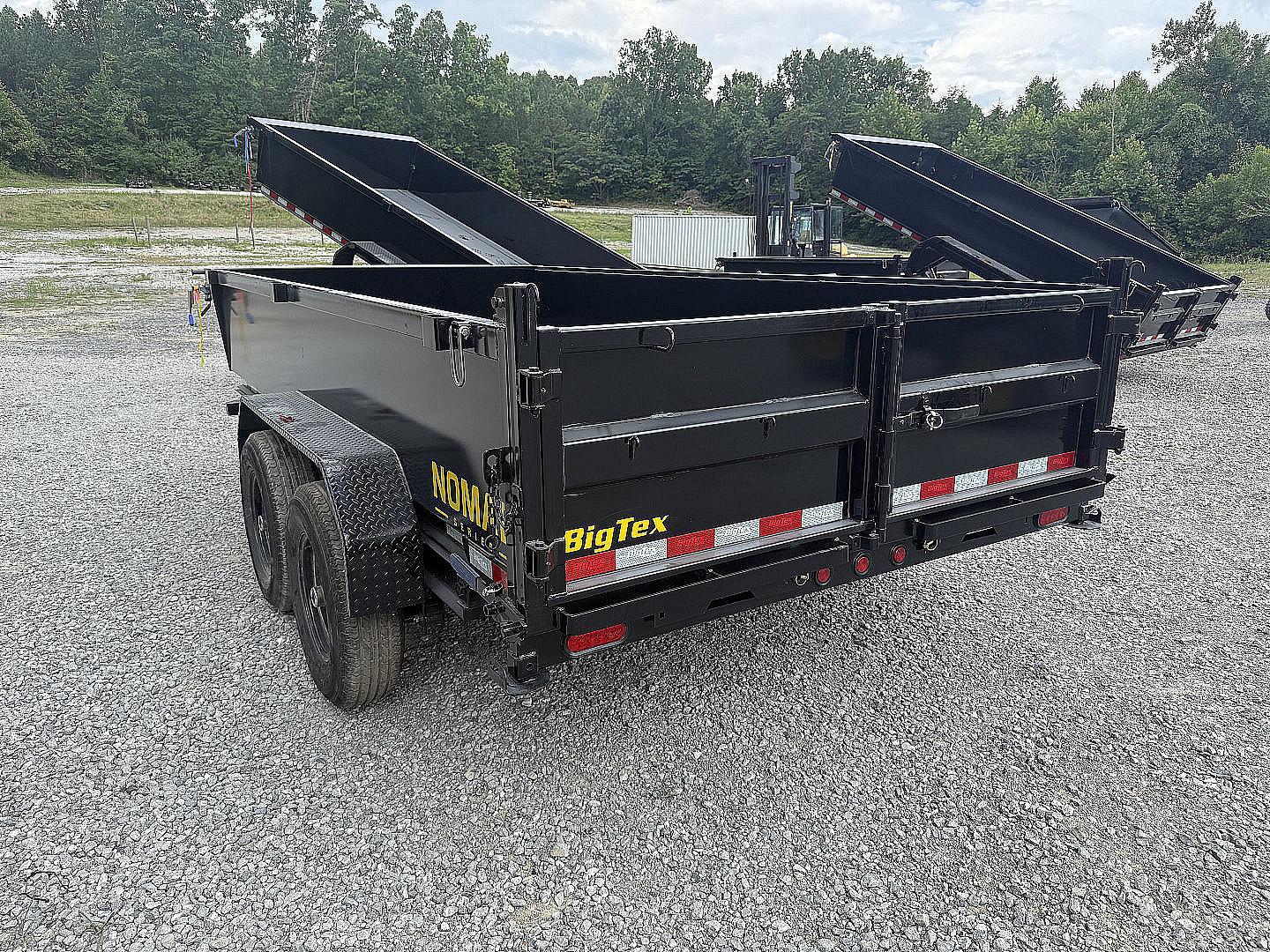 New 2027 Big Tex 14lx Dump Trailer 7x12 SCISSOR LIFT TARP RAMPE , COMBO GATE