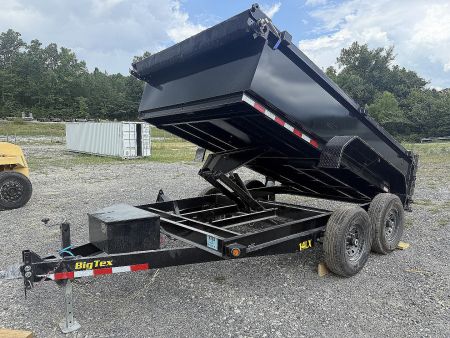 New 2027 Big Tex 14lx Dump Trailer 7x12 SCISSOR LIFT TARP RAMPE , COMBO GATE