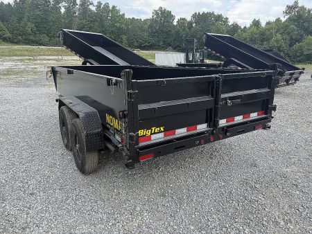 New 2027 Big Tex 14lx Dump Trailer 7x12 SCISSOR LIFT TARP RAMPE , COMBO GATE
