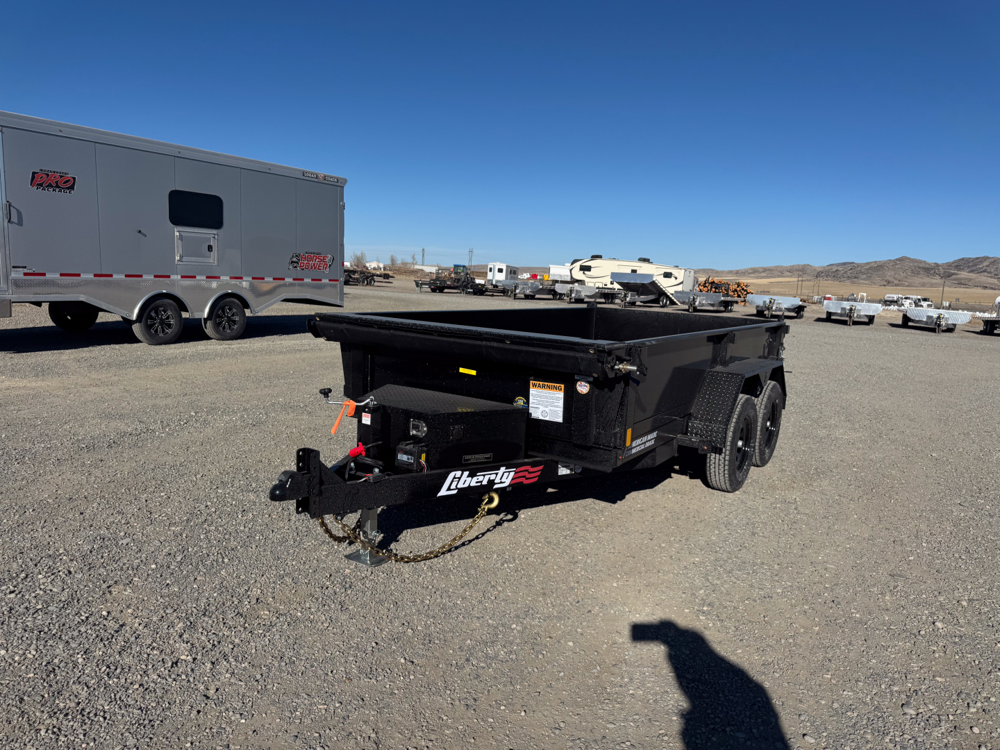 New 2026 Liberty LD7 72x12 Dump Trailer (7K GVW)