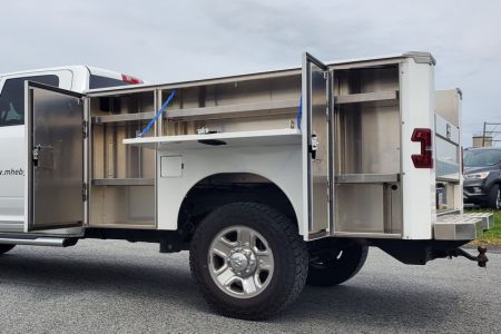 New EBY "RENEGADE" 9'3" x 80" Wide DW Aluminum Utility/Service Body - 60" CA