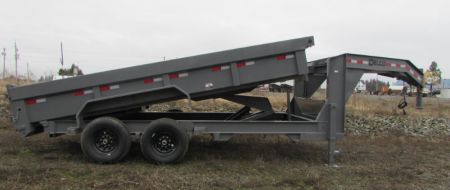 New 2025 Delco Trailers D416R72ESWE Dump Trailer Gooseneck 83x16