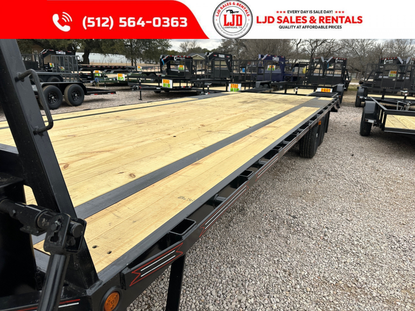 New 2026 Coffee Creek - 27' Gooseneck Flatbed Trailer - 15900 GVWR