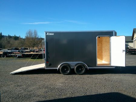 New 2026 ALCOM 7.4x14 7K Aluminum Cargo / Enclosed Trailer
