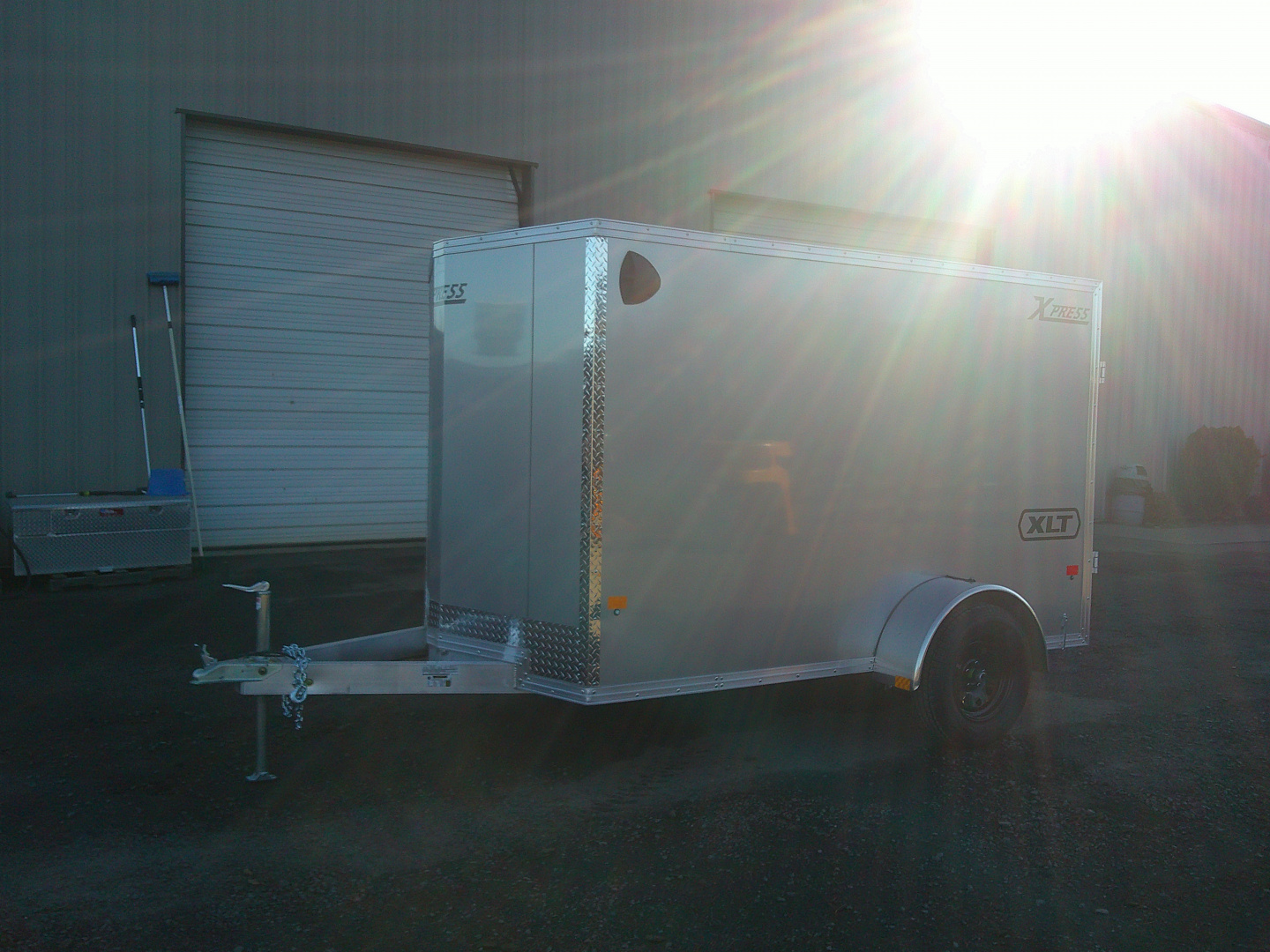 New 2026 ALCOM 6x10 3K Aluminum Cargo / Enclosed Trailer