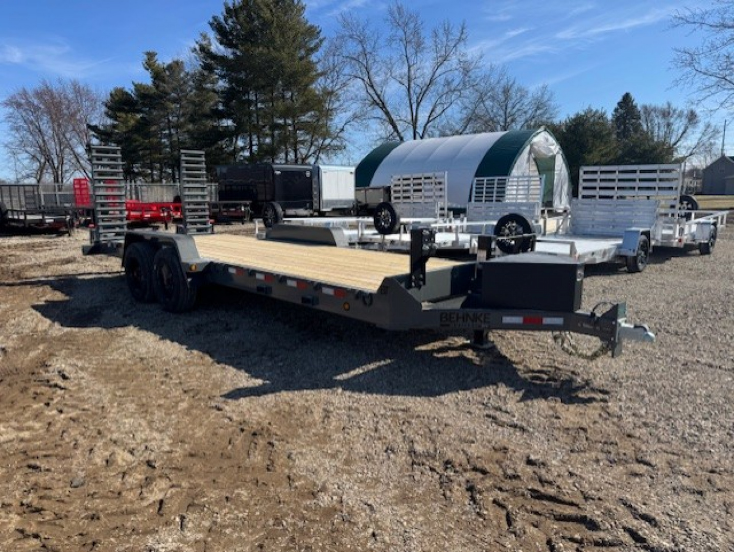 New 2026 Behnke CBCT2220E-S10K Equipment Trailer