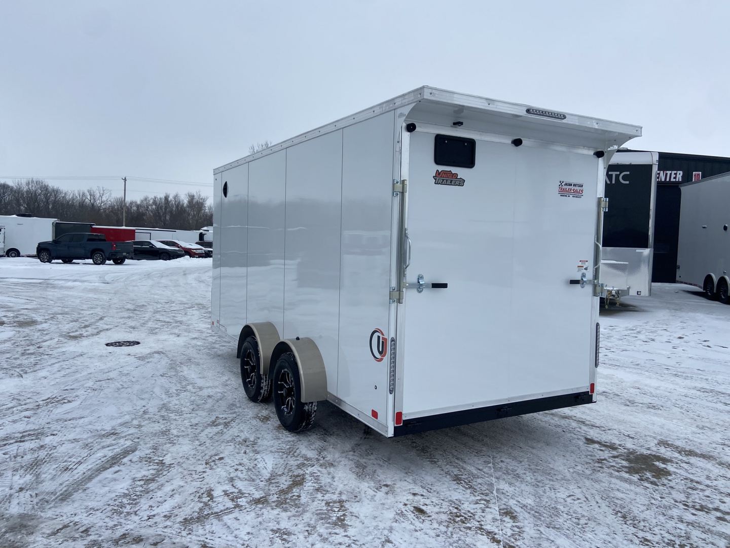 New United UJ 7X16 Cargo Enclosed Trailer