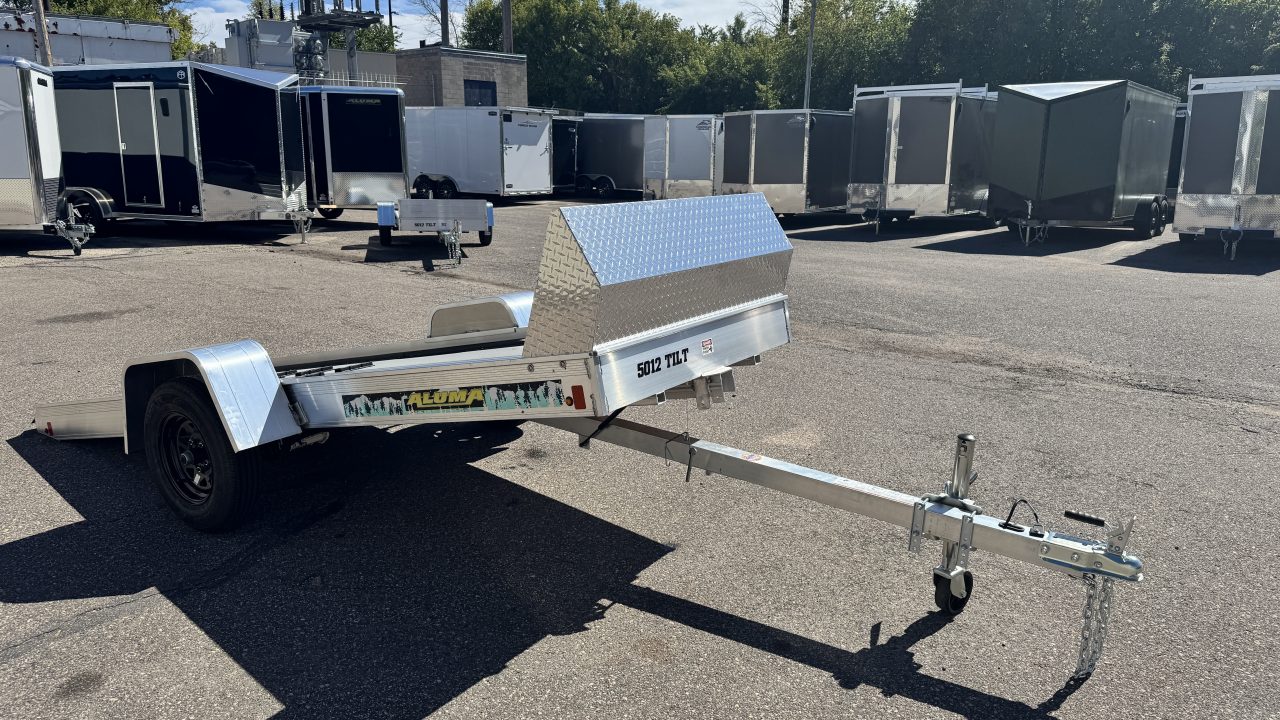 New 2027 Aluma 50X12 TILT Snowmobile Trailer