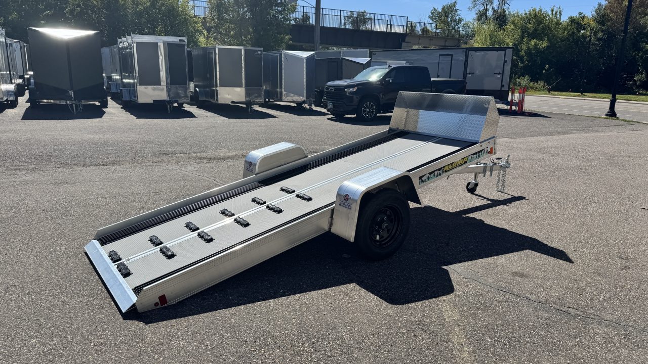 New 2027 Aluma 50X12 TILT Snowmobile Trailer