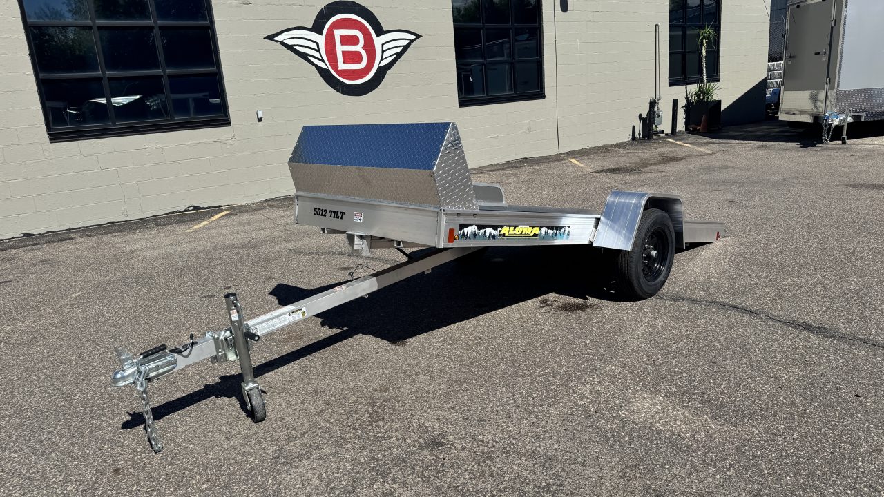New 2027 Aluma 50X12 TILT Snowmobile Trailer