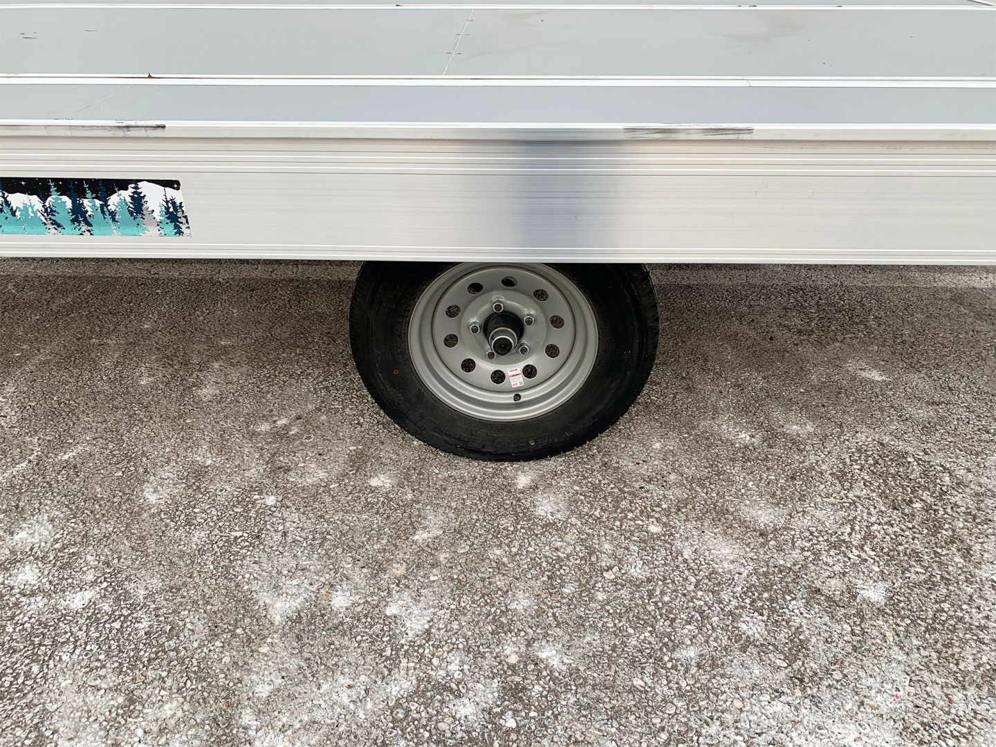 New Aluma (8.5'x12') Aluminum Snowmobile Trailer- 2 Place Drive On/Off!