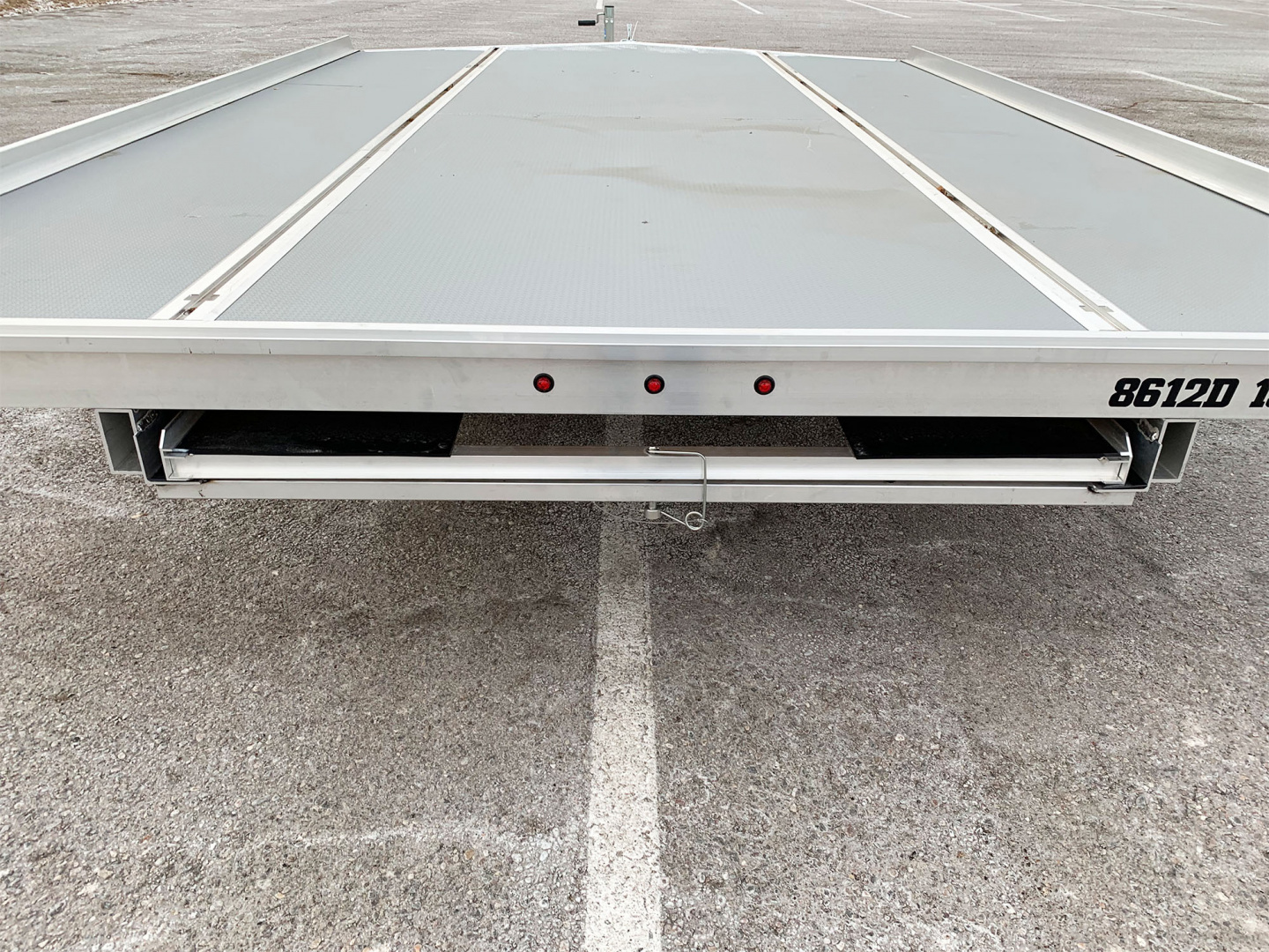 New Aluma (8.5'x12') Aluminum Snowmobile Trailer- 2 Place Drive On/Off!