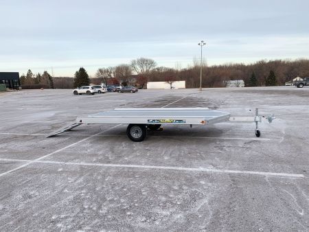 New Aluma (8.5'x12') Aluminum Snowmobile Trailer- 2 Place Drive On/Off!