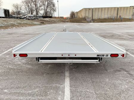 New Aluma (8.5'x12') Aluminum Snowmobile Trailer- 2 Place Drive On/Off!