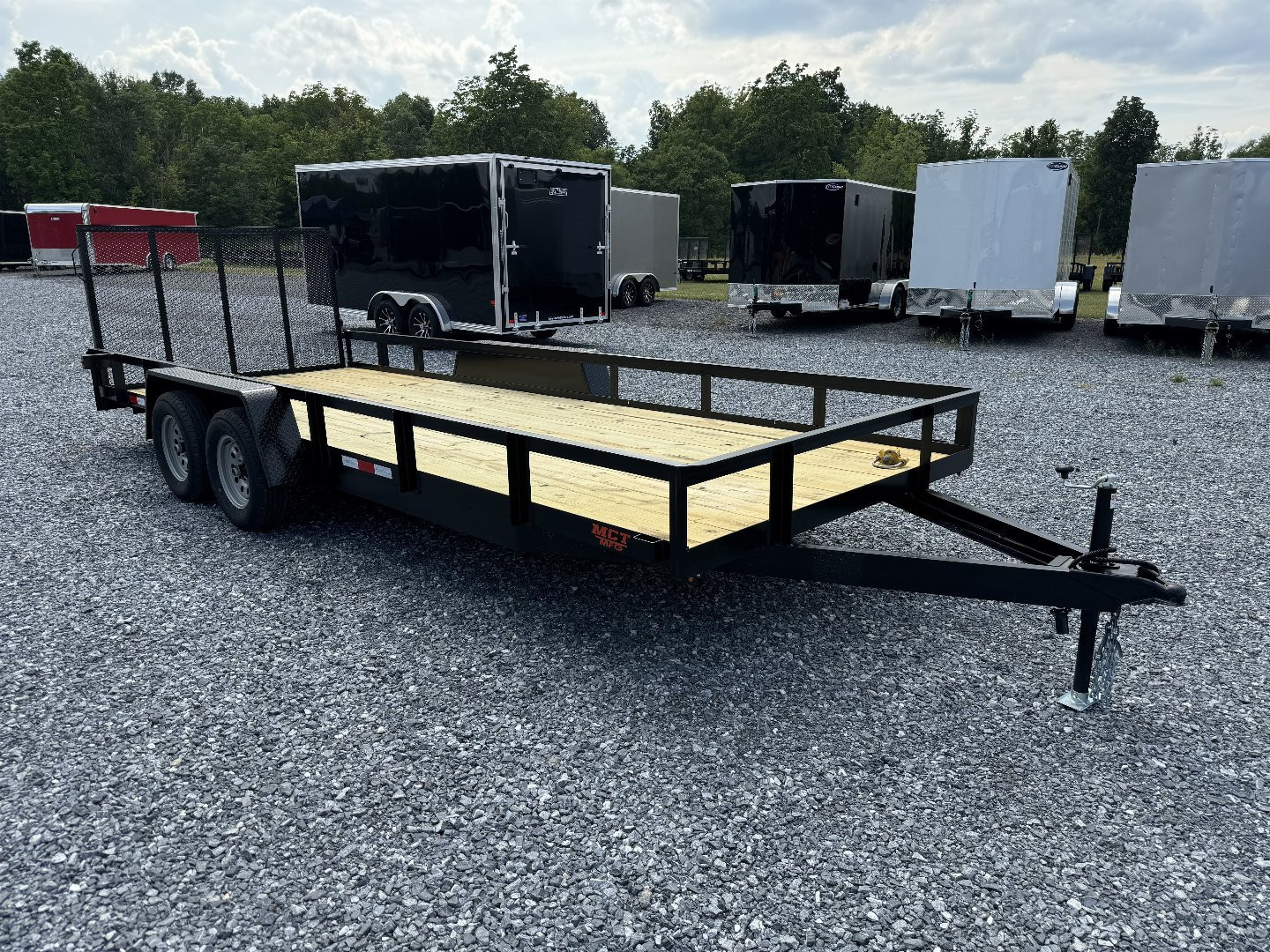 New 2027 MCT MFG 6'10"x22' Landscape trailer Utility Trailer