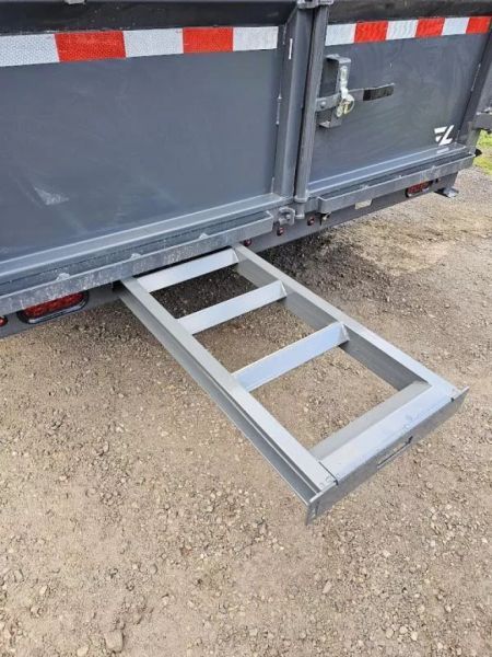 New 2026 Lamar 7x16 14k Gooseneck Dump Trailer