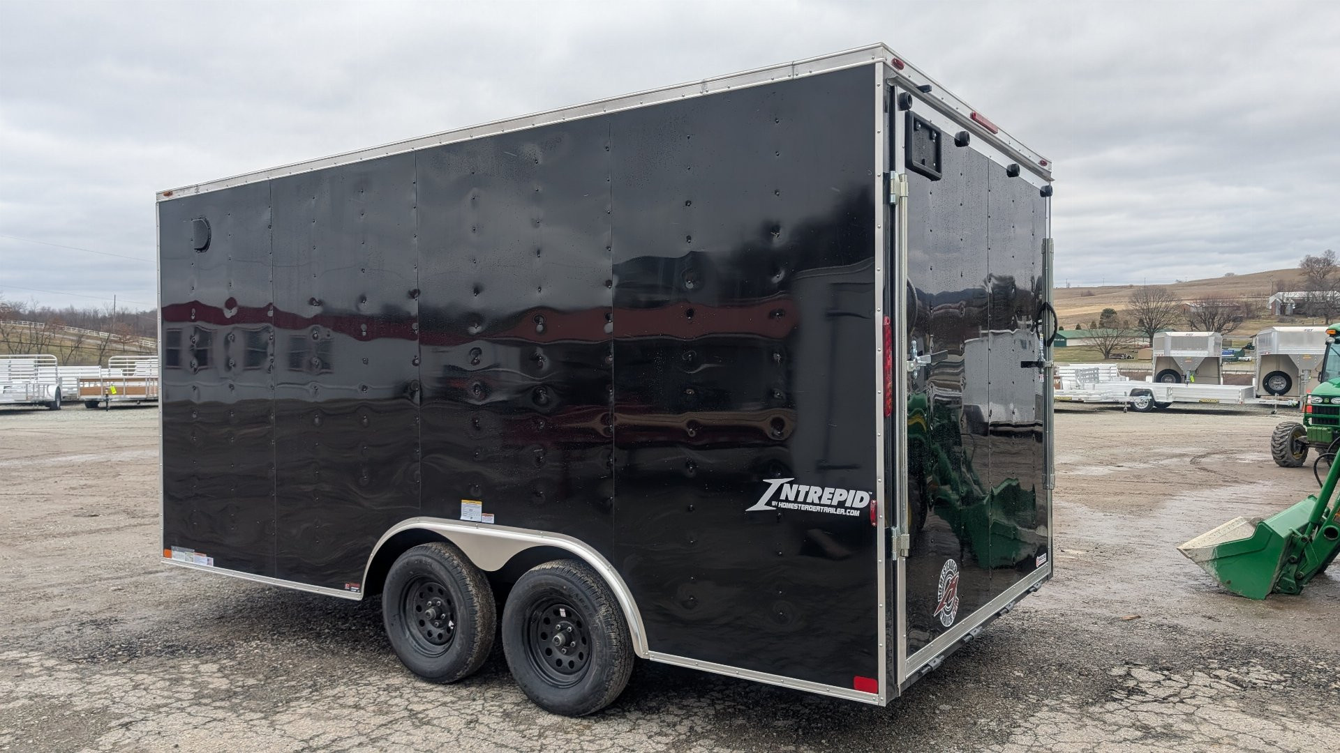 New 2026 Homesteader 8.5x16 Intrepid V-Nose Cargo Trailer w/ Ramp