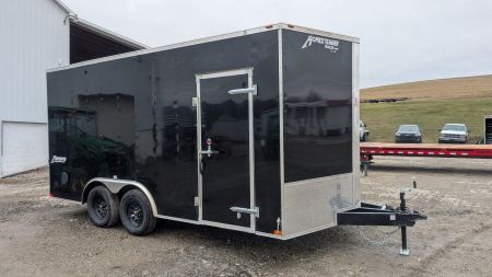 New 2026 Homesteader 8.5x16 Intrepid V-Nose Cargo Trailer w/ Ramp