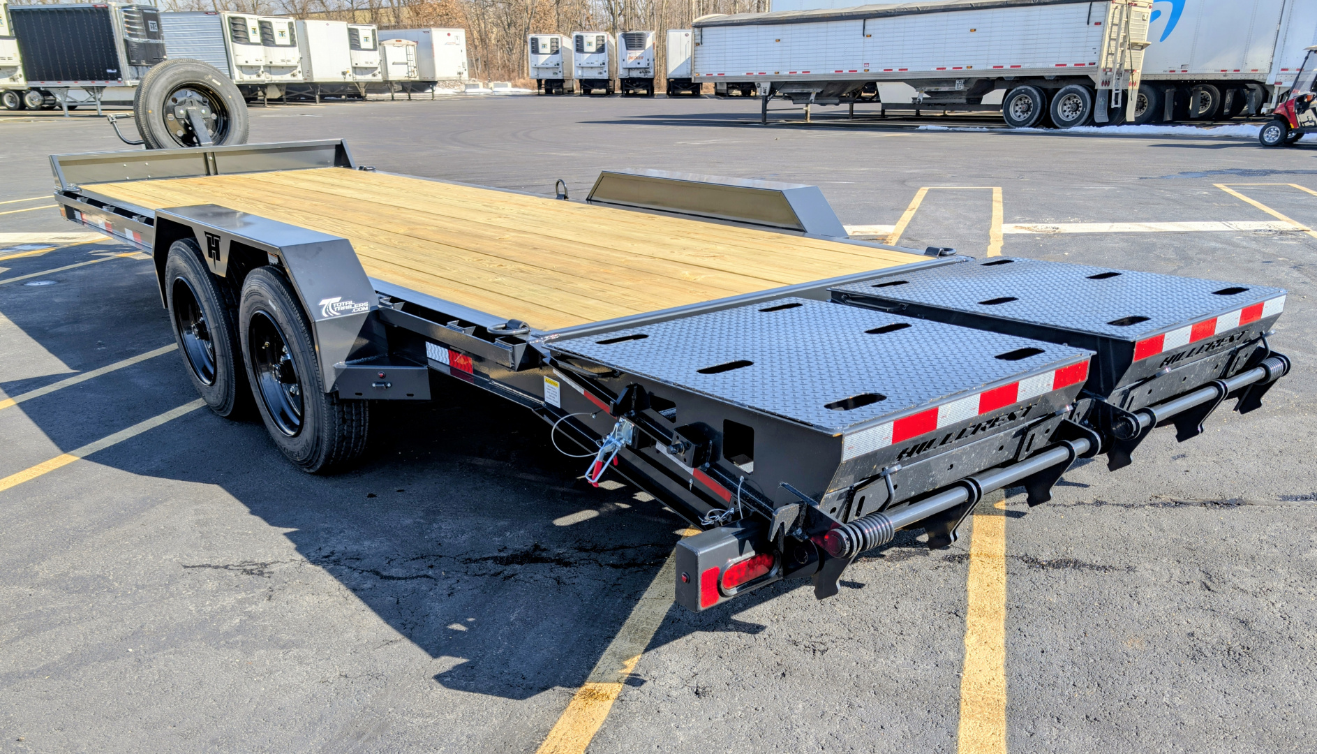7×22 Equipment Flatbed Trailer photo 4