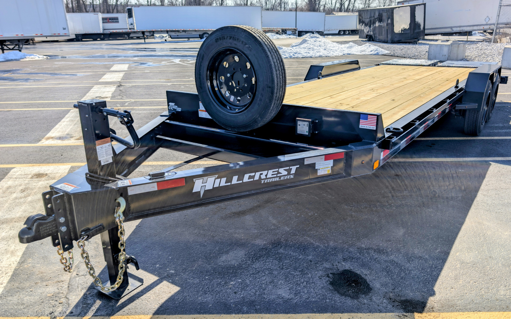 7×22 Equipment Flatbed Trailer photo 7