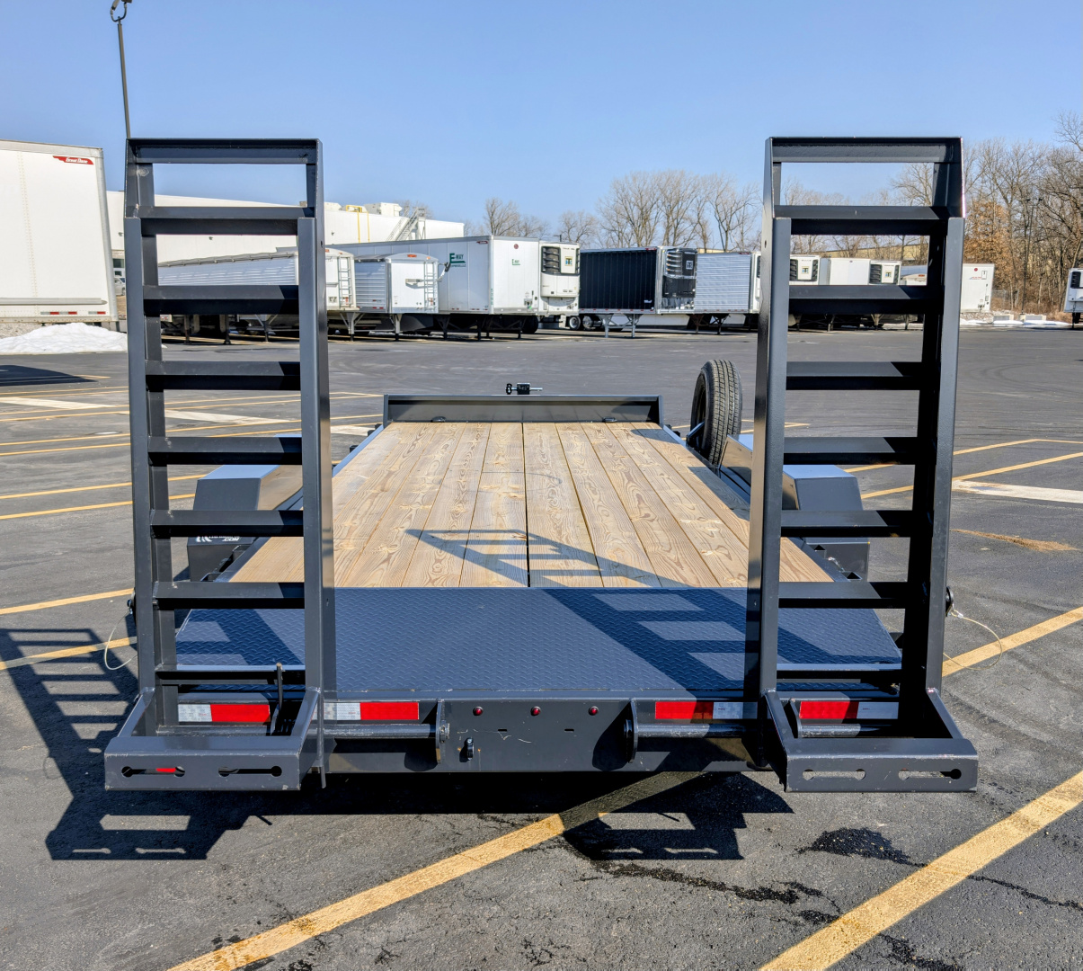 7×18 Equipment Flatbed Trailer photo 3