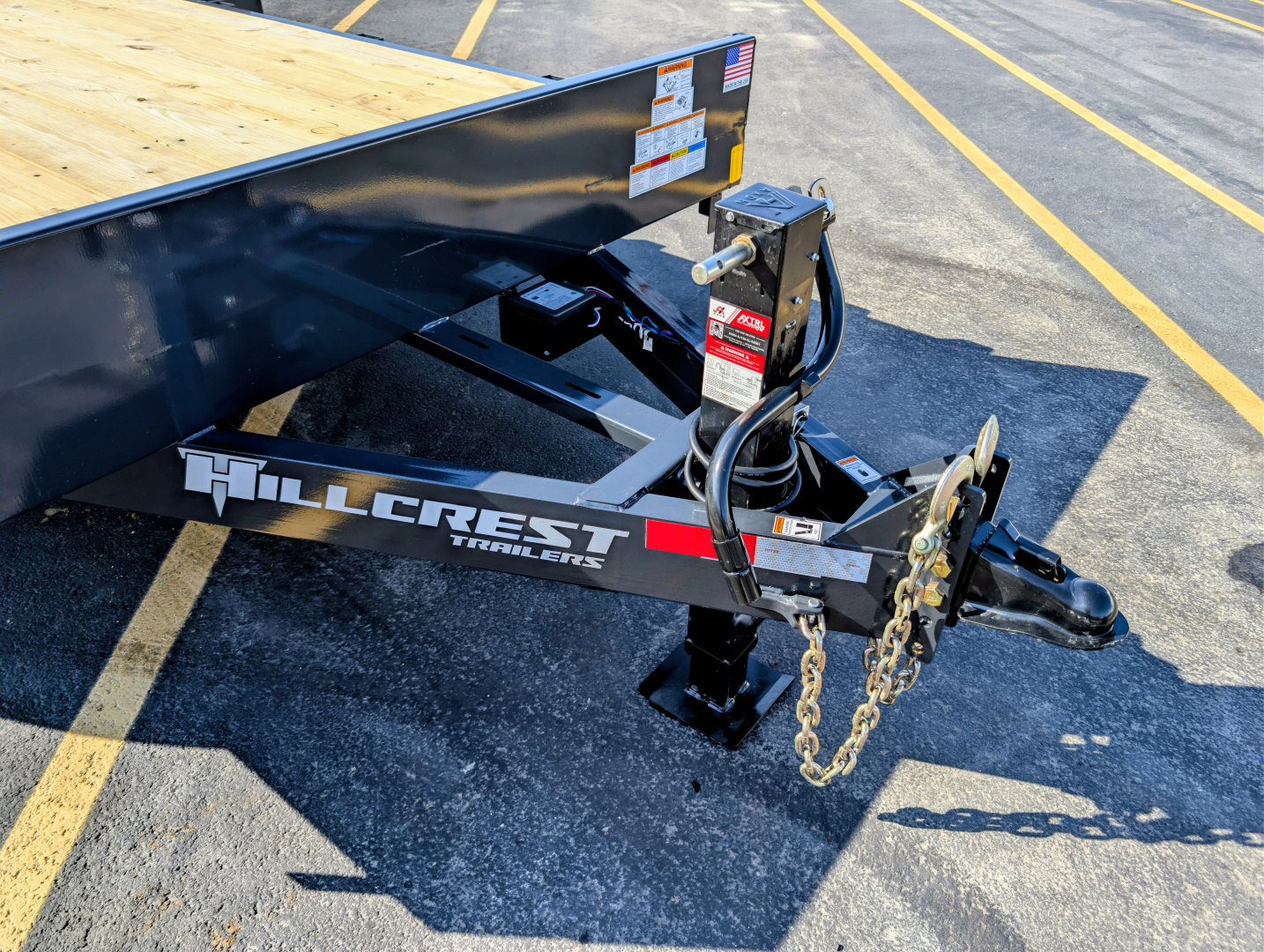 7×18 Equipment Flatbed Trailer photo 7