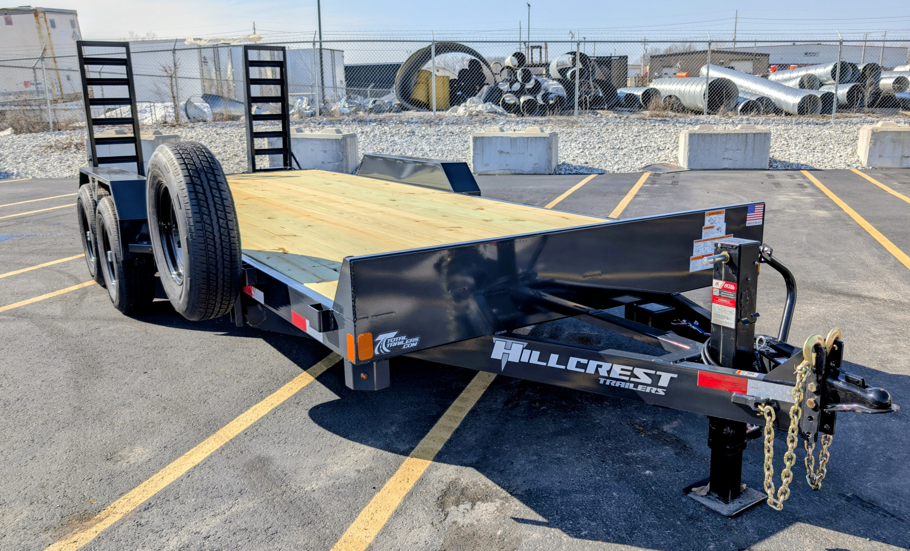 7×20 Equipment Flatbed Trailer
