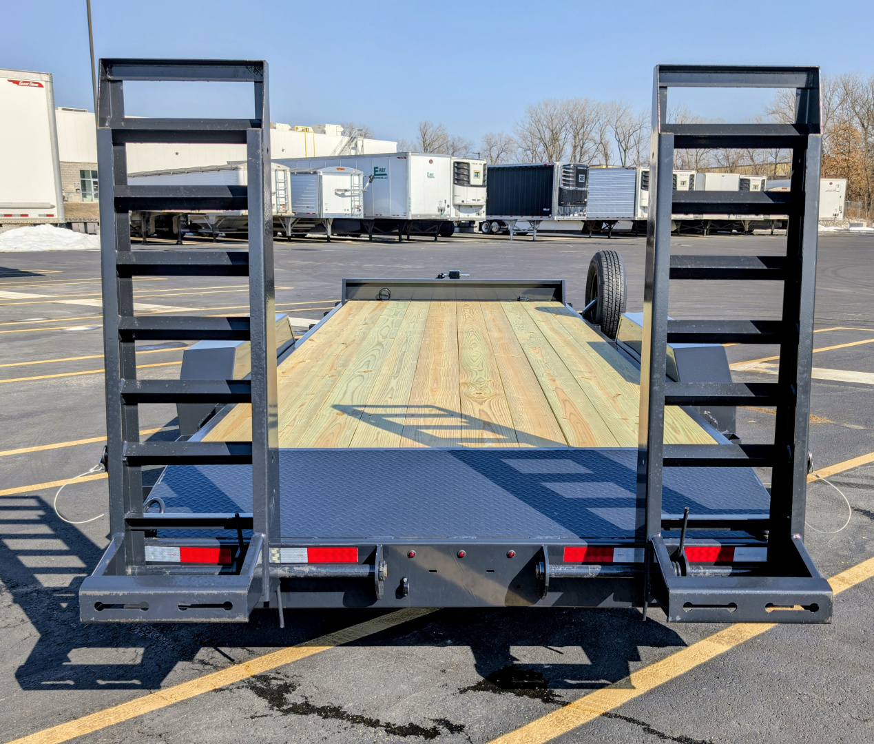 7×20 Equipment Flatbed Trailer photo 3
