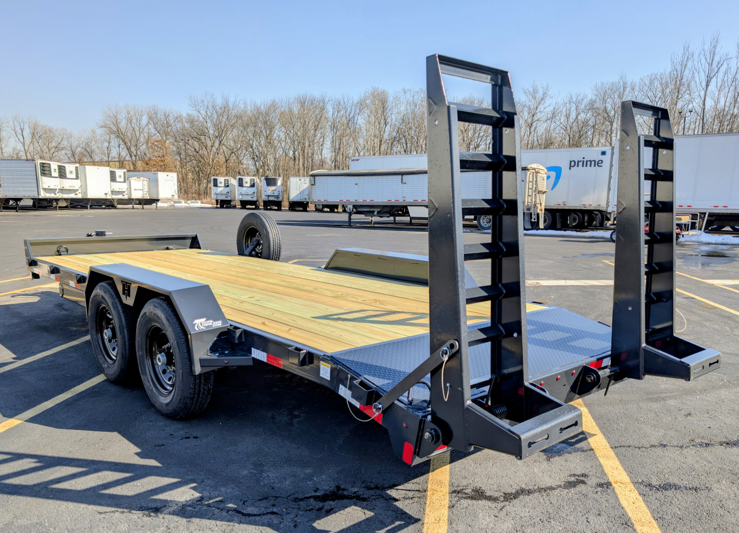 7×20 Equipment Flatbed Trailer photo 4
