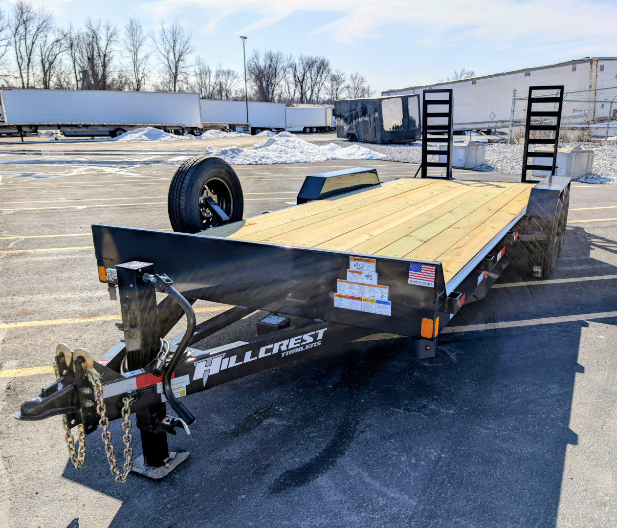7×20 Equipment Flatbed Trailer photo 5