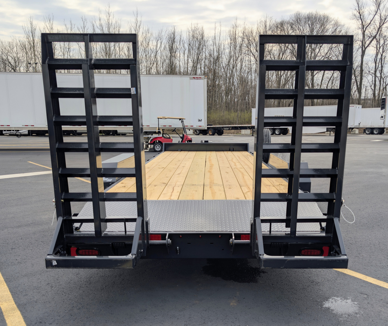 7×22 Equipment Flatbed Trailer photo 3