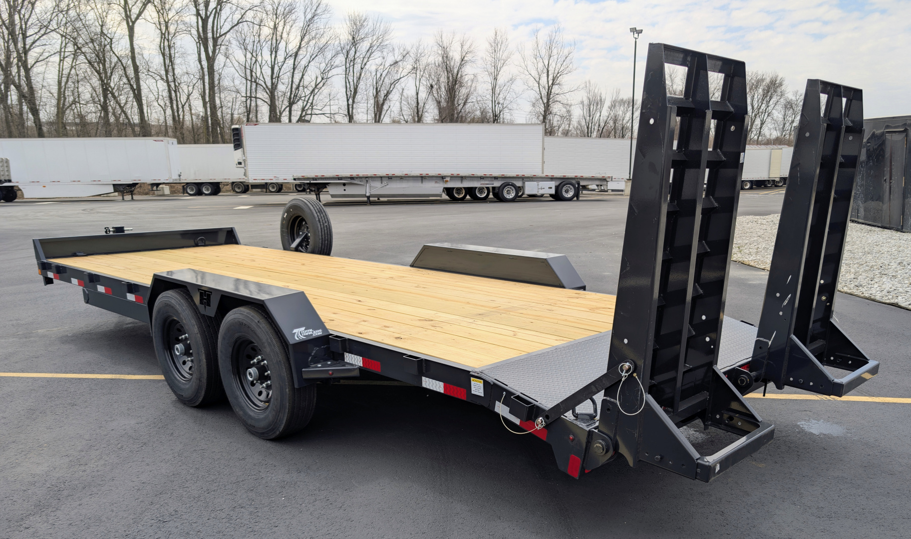 7×22 Equipment Flatbed Trailer photo 5