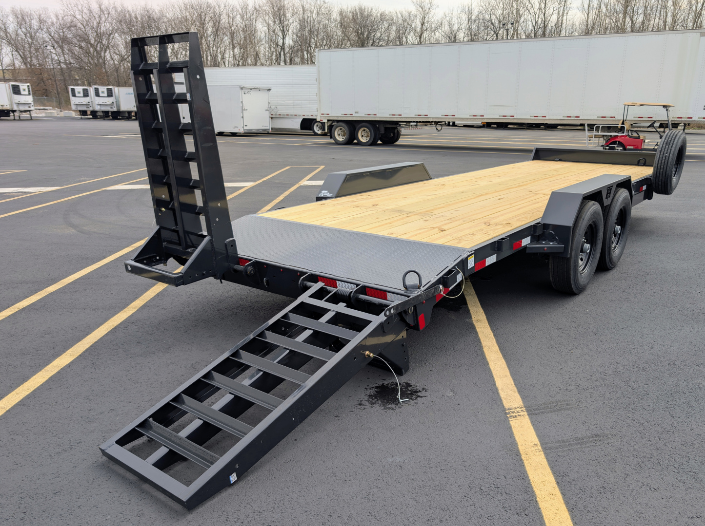 7×22 Equipment Flatbed Trailer photo 7