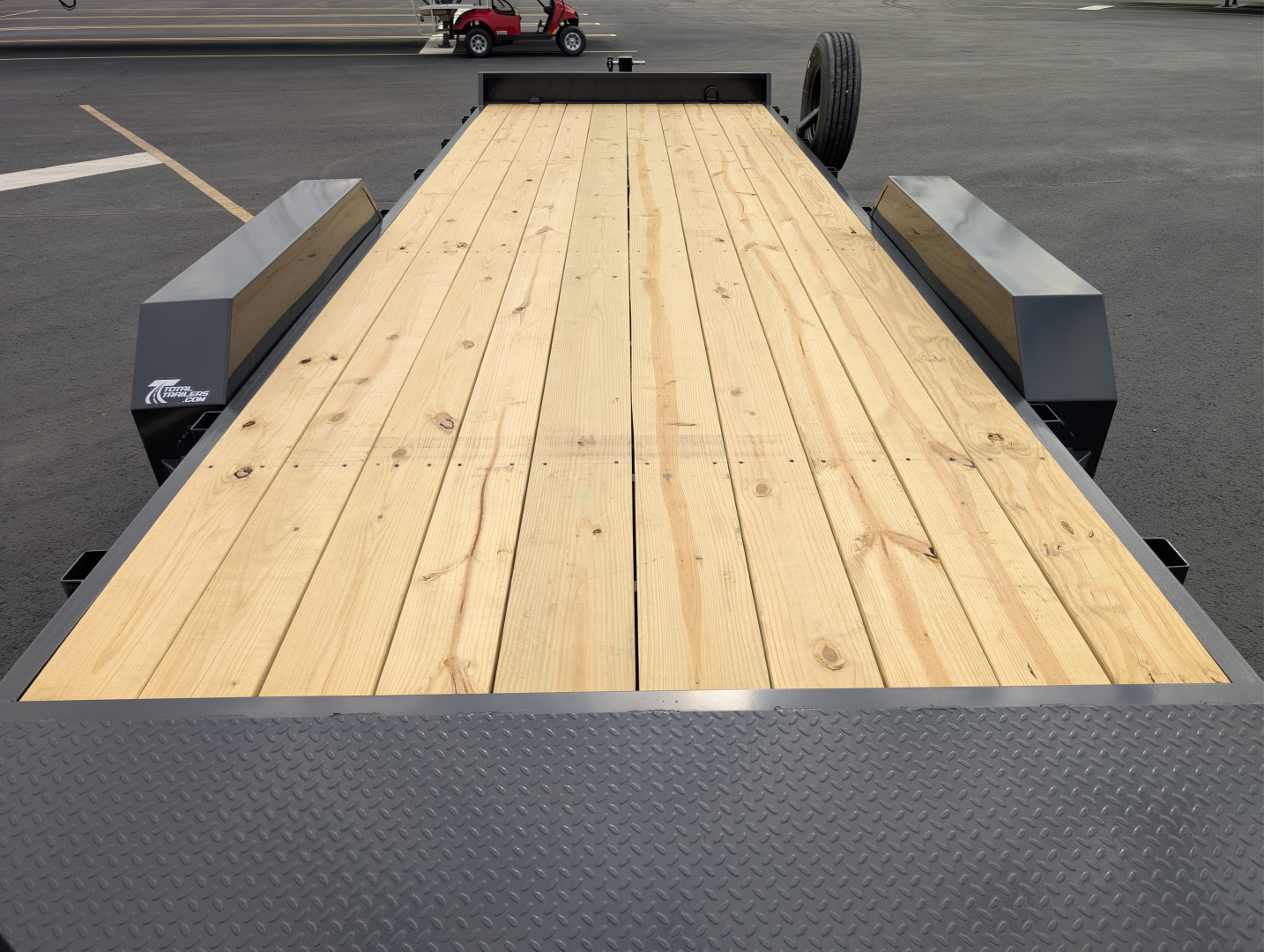 7×22 Equipment Flatbed Trailer photo 4