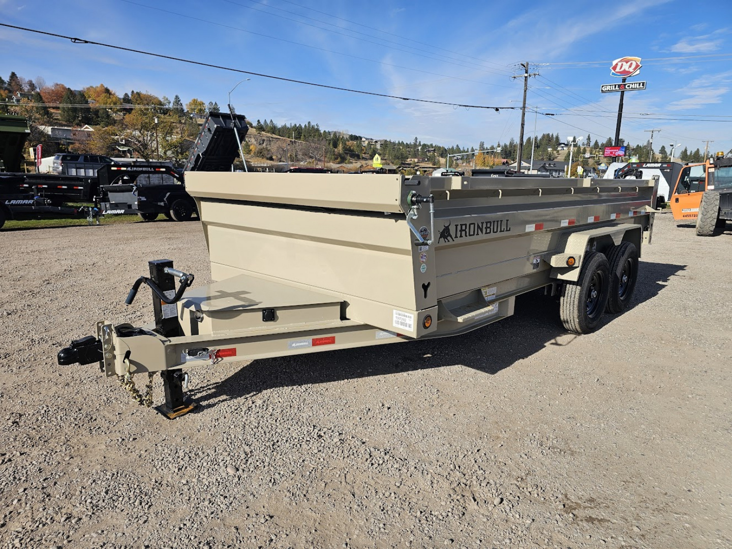 New 2026 Iron Bull 7x16 15k Dump Trailer