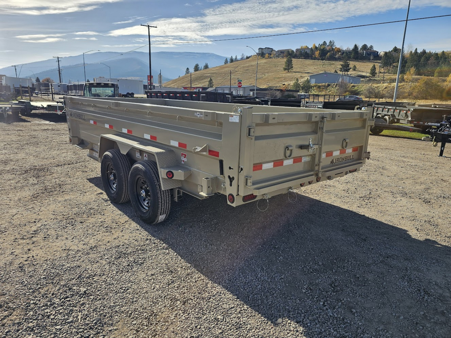 New 2026 Iron Bull 7x16 15k Dump Trailer