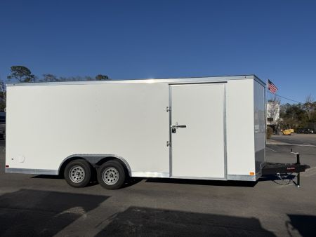 New TX8.5X20TA2 Texas Trailers 8.5' x 20' Cargo / Enclosed Trailer w/ Ramp Door & 48" Side Door
