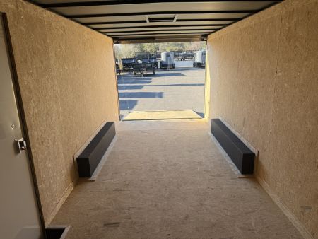 New TX8.5X20TA2 Texas Trailers 8.5' x 20' Cargo / Enclosed Trailer w/ Ramp Door & 48" Side Door