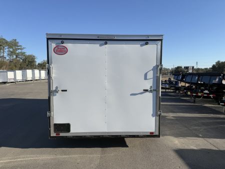 New TX8.5X20TA2 Texas Trailers 8.5' x 20' Cargo / Enclosed Trailer w/ Ramp Door & 48" Side Door